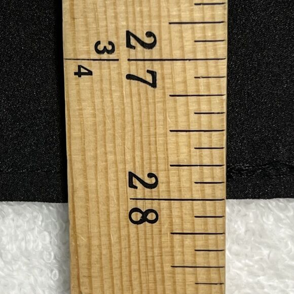 Calvin Klein Layered Blouse Women’s XL Button Up Shirt Black Roll Tab NWOT - Picture 7 of 12